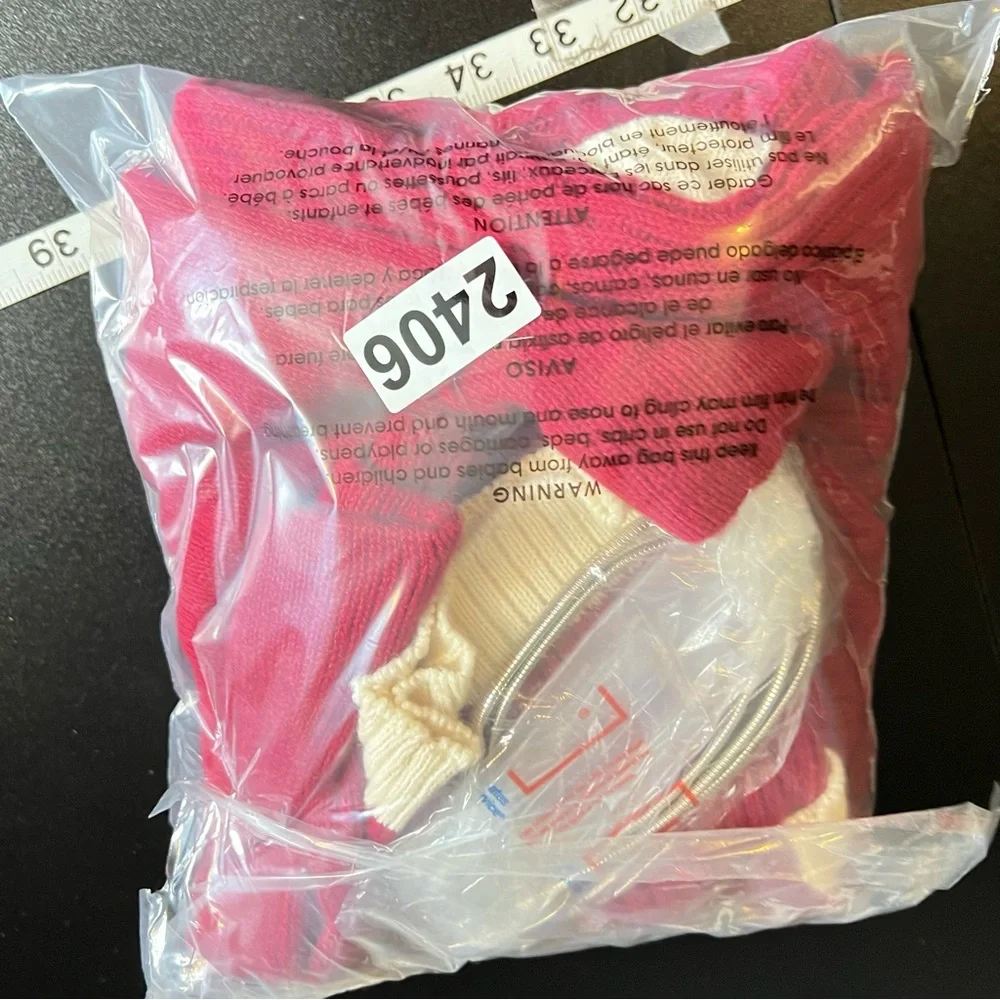 Vintage 70s Wool Blend Knit Shift Dress Sz 8 Burgundy Ivory Stretch Belt Silver - Picture 14 of 14